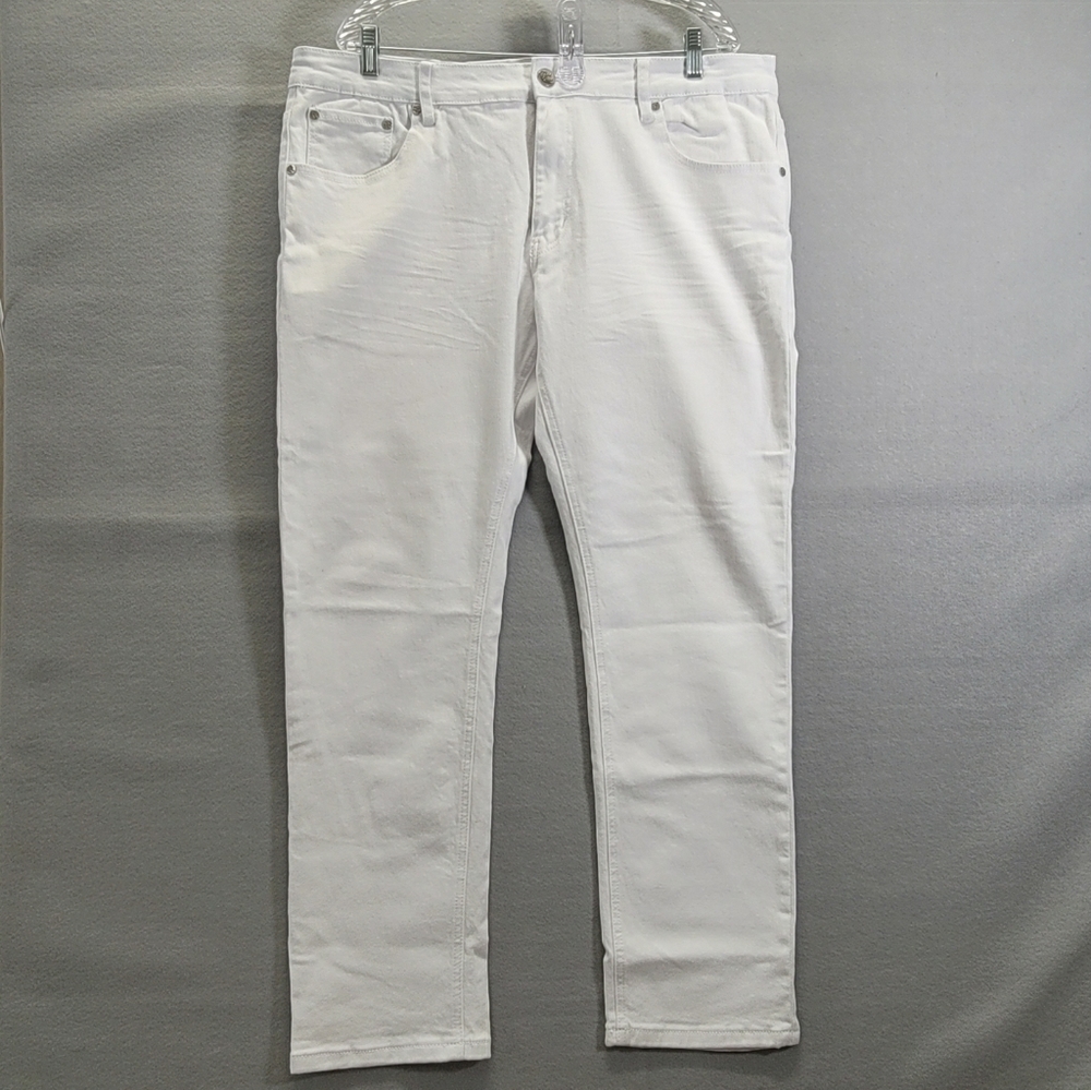 Men’s BLIND TRUST White Denim Jeans Straight 40/32